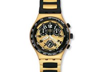 Watch Swatch Man Irony Chrono in Steel yellow gold plated YCG4000AG - YCG4000AG